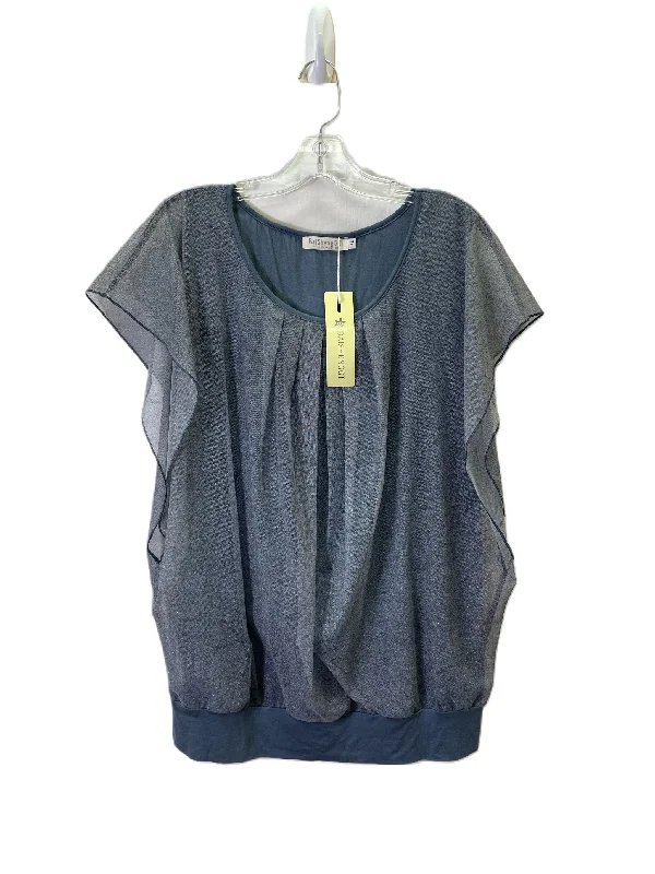 Top Short Sleeve By BaishengGT In Grey, Size: Xl