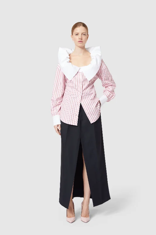 Women's Travel Apparel COUTURE RUFFLE SHIRT