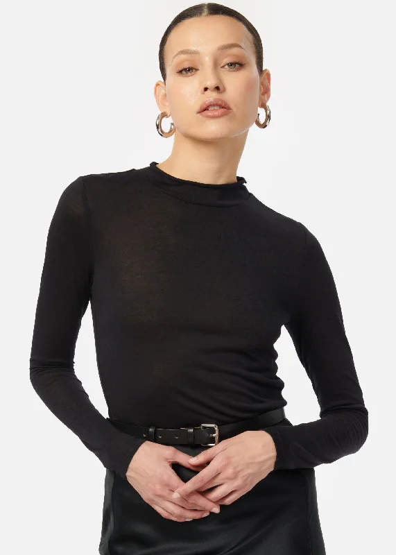 Women's Occasion Wear Apparel Aleesia Top Black