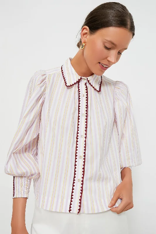 Women's Clothing For Casual Outings Striped Elisa Shirt