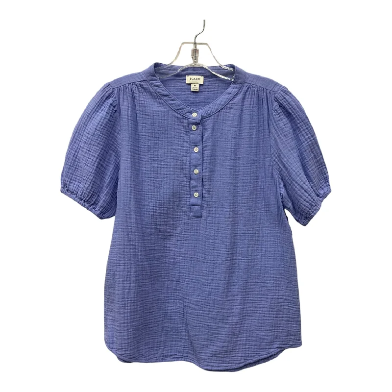 Top Ss By J. Crew In Purple, Size:M