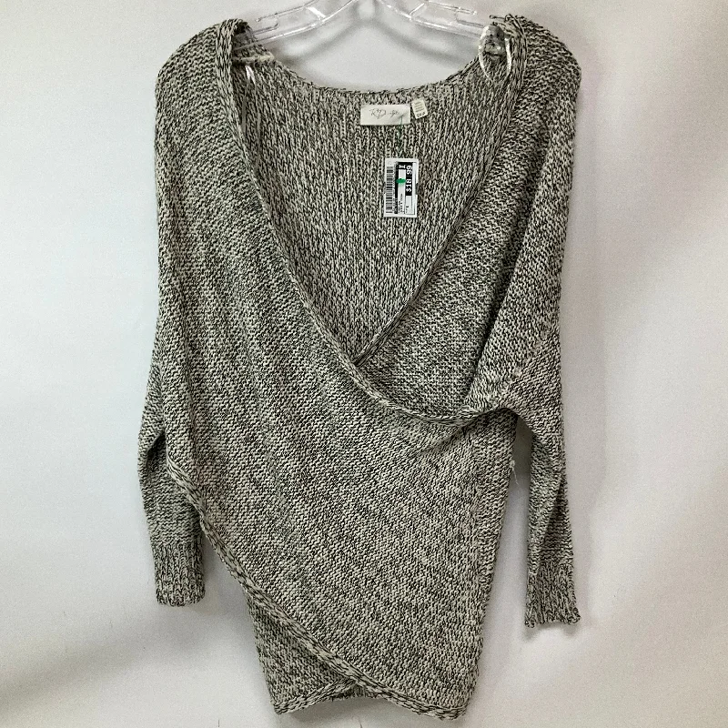 Sweater By Rd Style In Black & Cream, Size: S