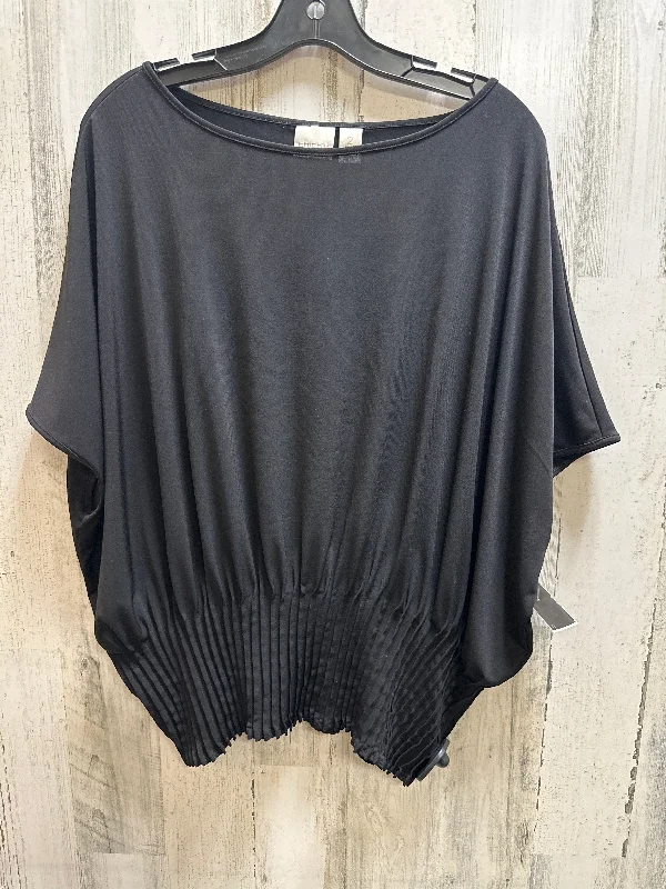 Black Top Short Sleeve Chicos, Size 2