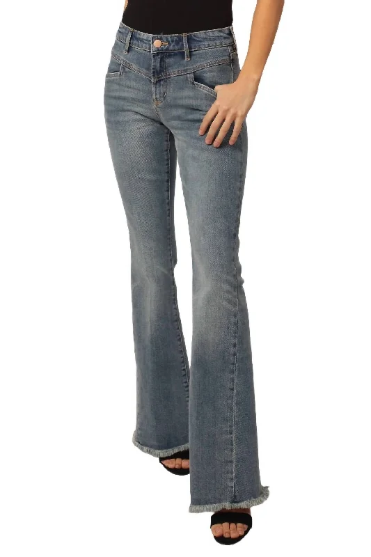 Women's Transitional Attire Rosa Flare Jeans In Stokes Canyon