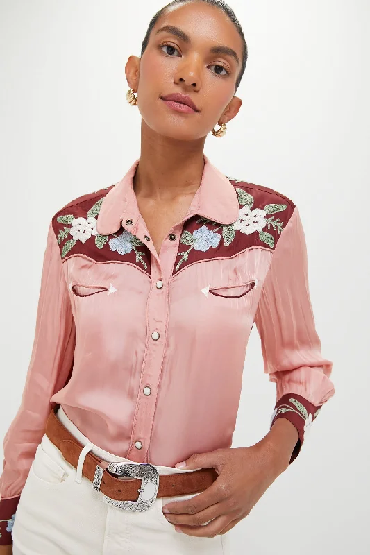 Elegant Clothing For Women Dried Rose The Western Heritage Shirt