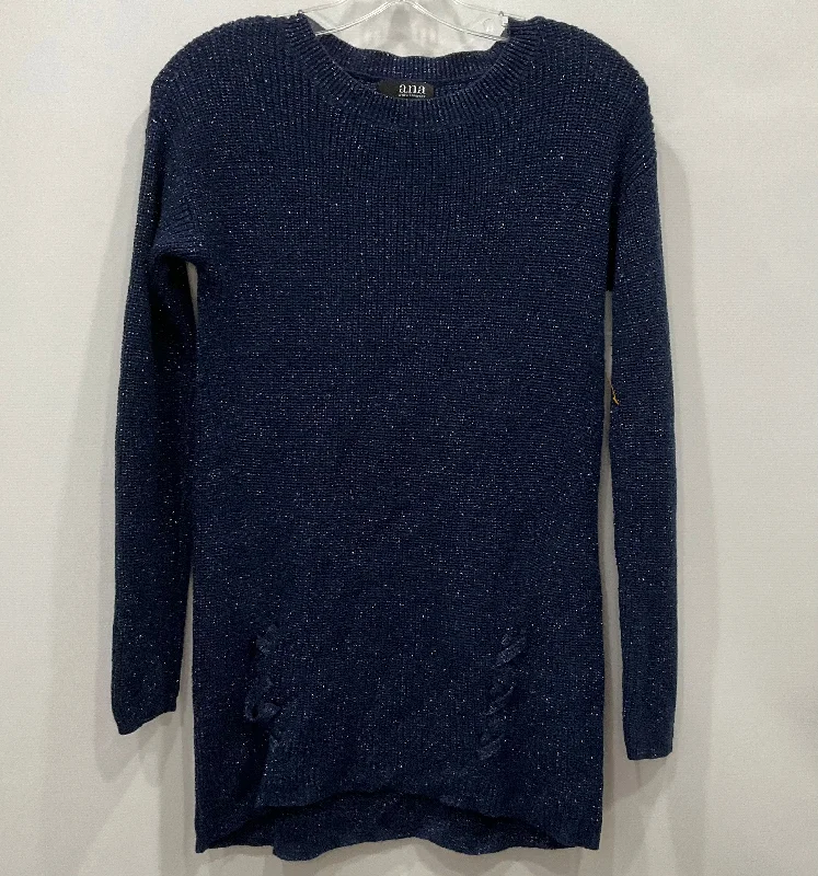 Sweater By Ana In Navy, Size: Xs