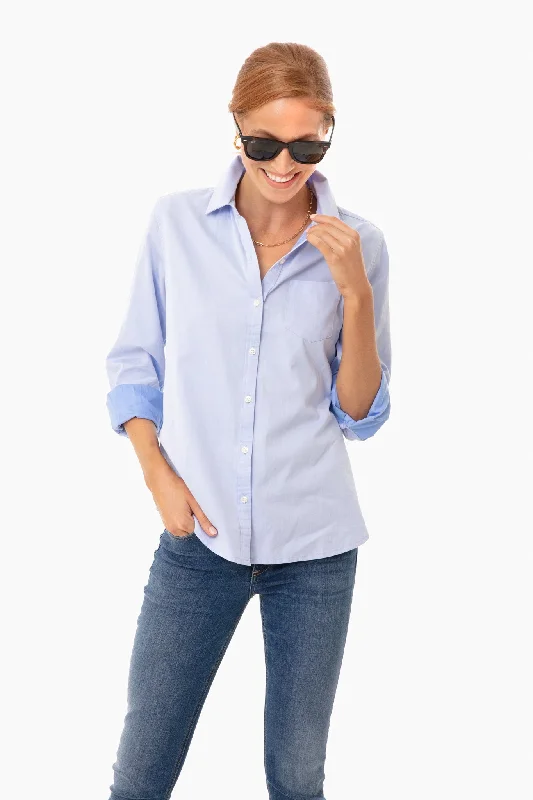 Sustainable Women's Clothes Light Blue Grace Classic Shirt