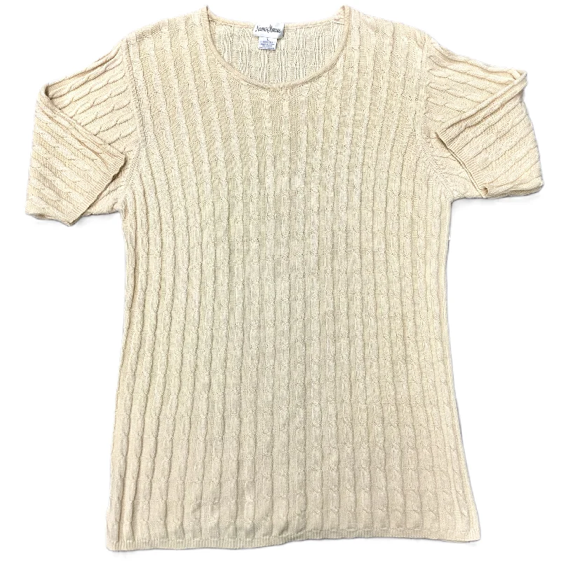 Sweater Designer By Neiman Marcus In Cream, Size: L