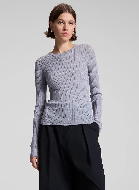 Women's Layered Outfit Kyle Ribbed Merino Top