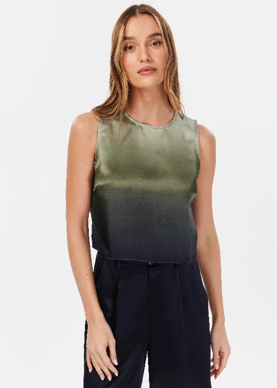 Women's Clothing For Casual Outings Romilly Cropped Top Caspian Ombre