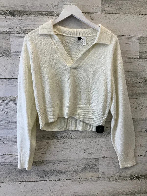 Sweater By Divided In Cream, Size: M