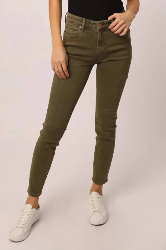 Women's Functional Outdoor Garments Gisele Mid Rise Skinny Jean In Cypress