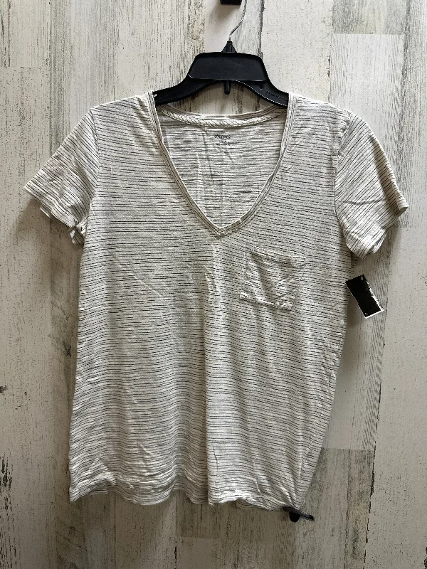 White Top Short Sleeve Madewell, Size S