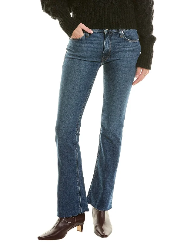 Women's Clothing HUDSON Jeans Nico Mid-Rise Barefoot Bootcut Jean