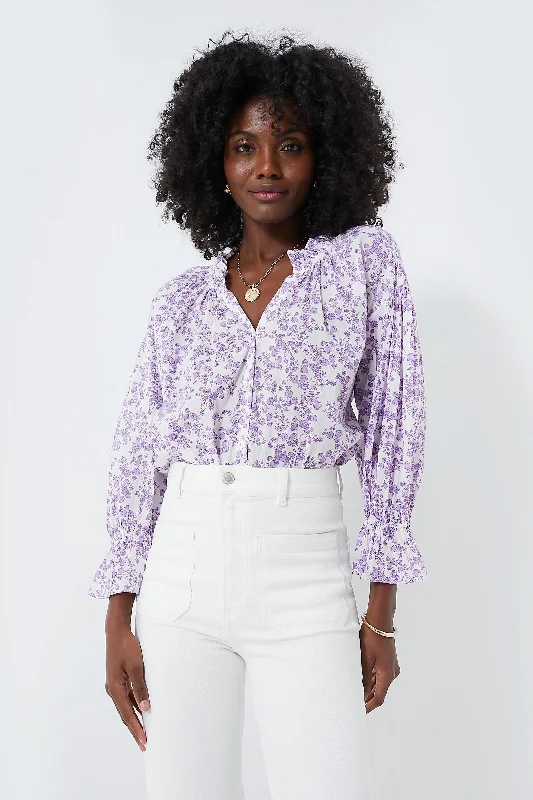 Affordable Luxury Women's Garments Lilac Lucrecia Rachel Shirt