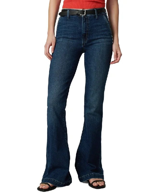 Fashionable Women's Casual Apparel JOE'S Jeans The Molly Double Down High-Rise Flare Jean