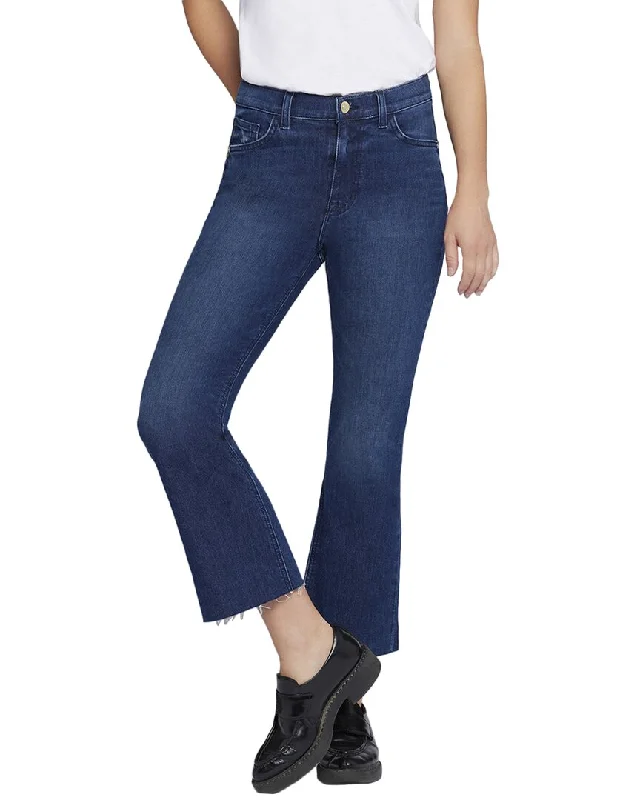 Women's Casual Wear Clothes Current/Elliott The Boulevard Zenith Wash Crop Bootcut Jean