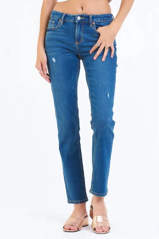 Women's Outdoor Activity Garments Blaire High Rise Slim Straight Jeans In St. Tropez