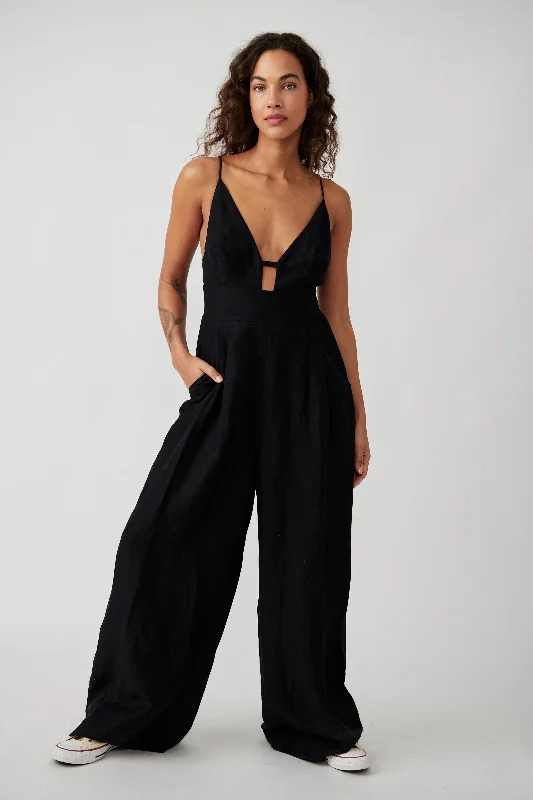 Women's Luxury Attire Free People Emma One Piece in Black