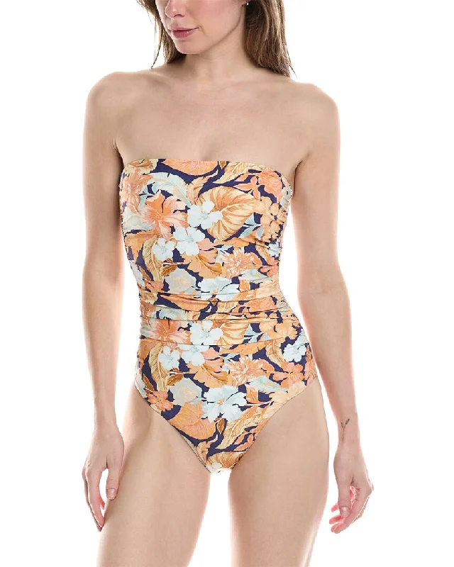 Women's Seasonal Clothing Monte & Lou Ruched Bandeau One-Piece