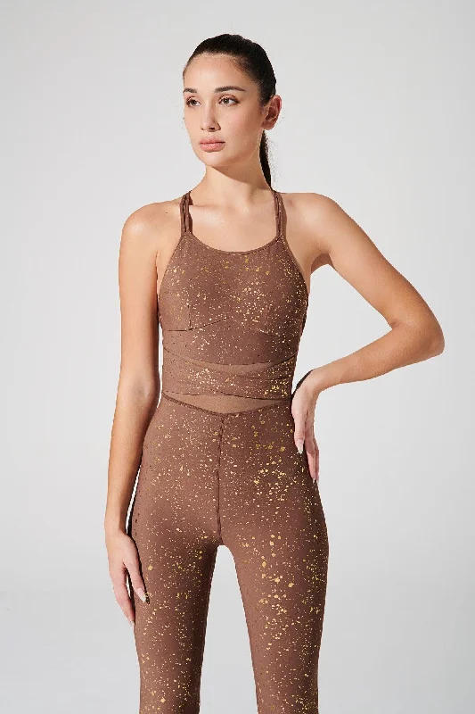 Chic Clothing For Women Aleyn Luminous Jumpsuit - Bronze