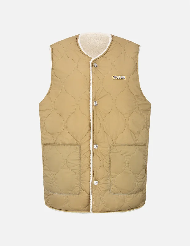 Charming Everyday Clothing For Women Onion Quilted Reversible Vest Jacket