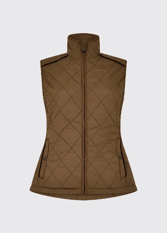 Sustainable Women's Clothing Heywood Women’s Quilted Gilet - Bronze