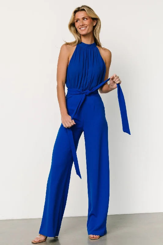 Women's Occasion Wear Clothes Erin Jumpsuit | Cobalt