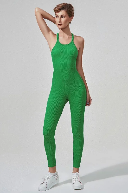 Women's Work Outfit For The Office Suave Pulpa Jumpsuit - Fern Green