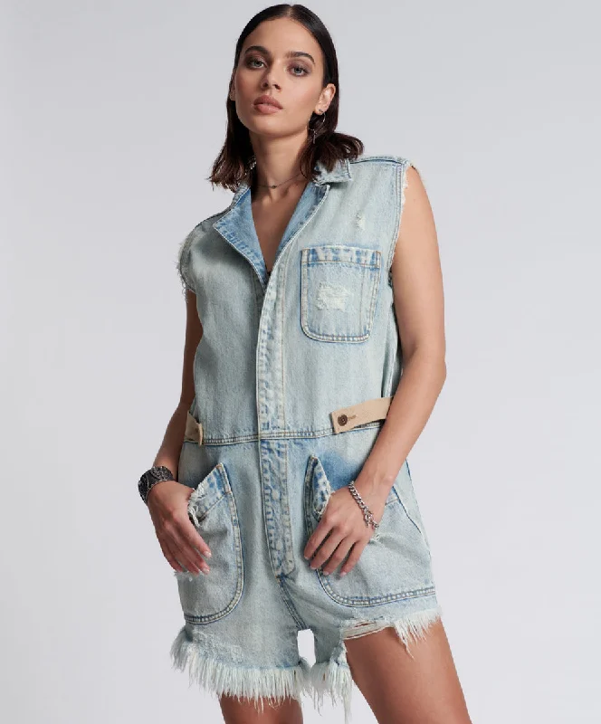 Stylish Women's Garments For Holidays KANSAS BLUE PALISADES OVERALL