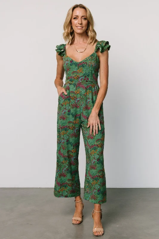 Women's Wardrobe Apparel Chora Jumpsuit | Green Multi