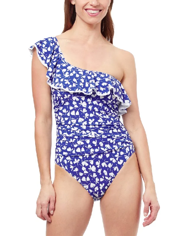 Fashion-Forward Women's Clothing Profile by Gottex Summertime One Shoulder One-Piece