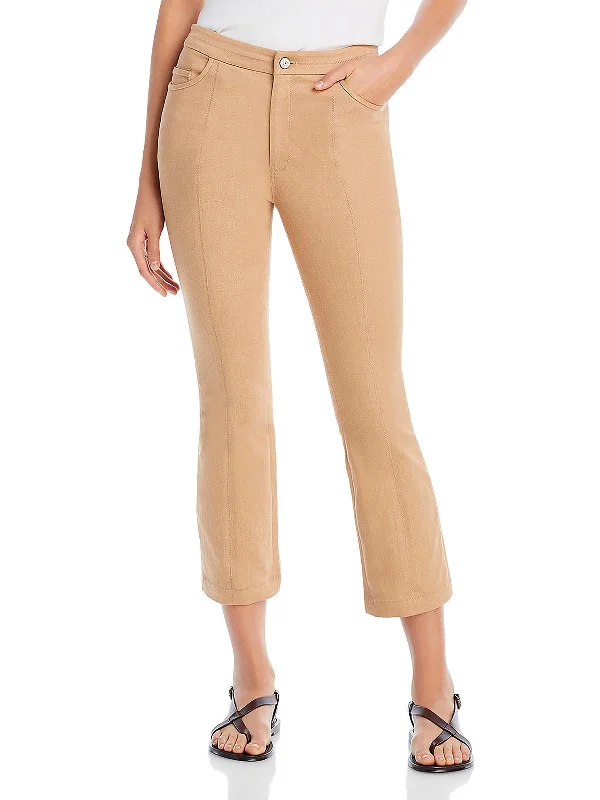 Women's Clothes For The Office Dennis Womens Denim Seamed Ankle Pants