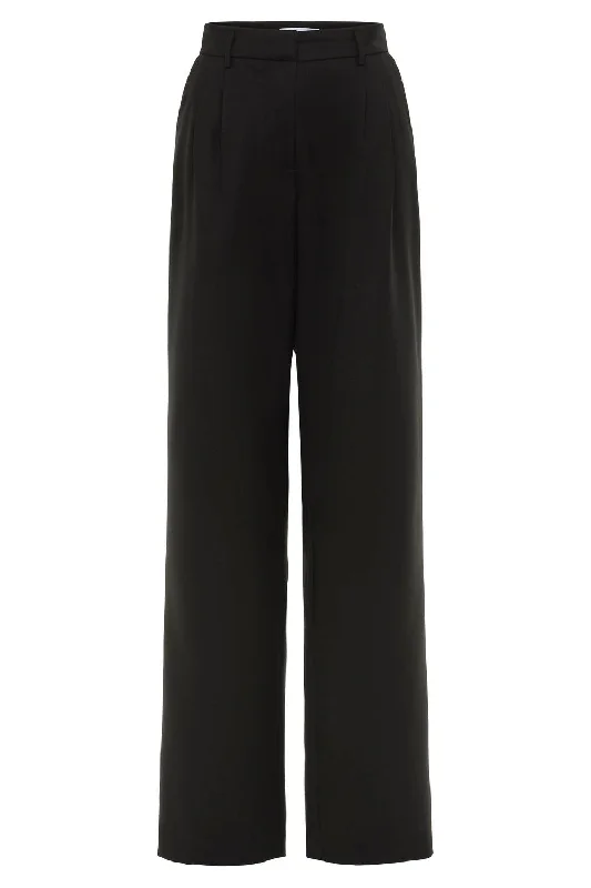 Timeless Women's Apparel Women's Wool Alexandra Pants In Black